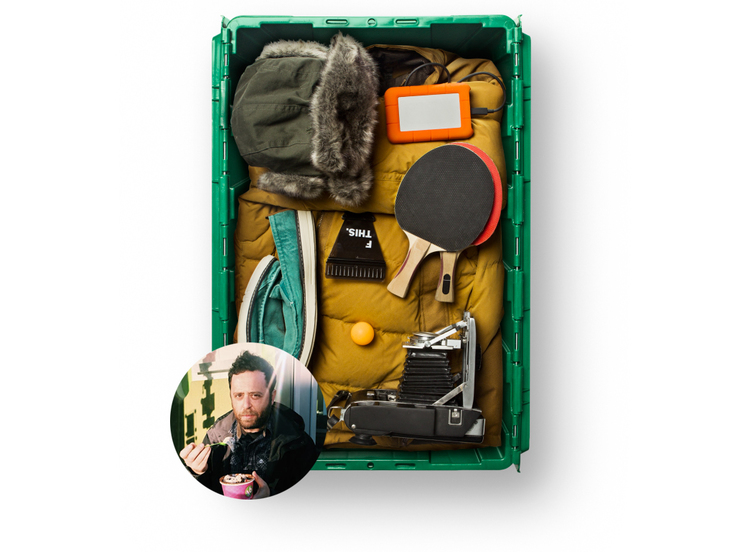 Brooklyn-based Photographer Noah Kalina uses MakeSpace for NYC storage.