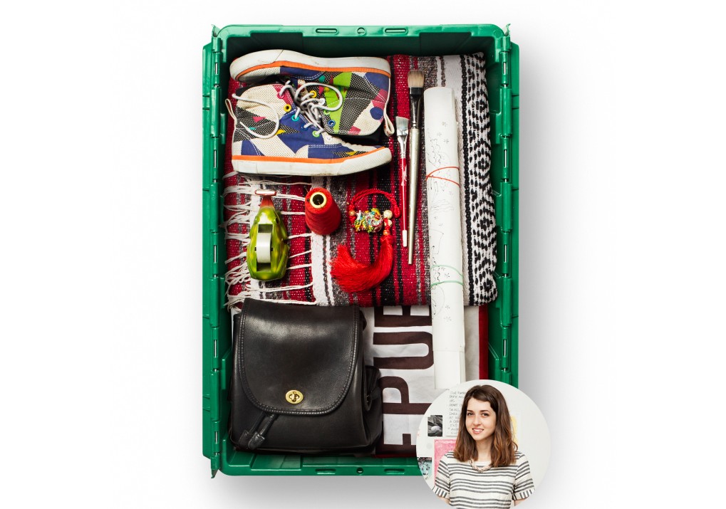 Haley Stark, an art director, graphic designer, and writer in Brooklyn, uses MakeSpace for NYC storage.