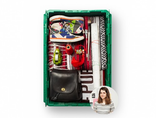 Haley Stark, an art director, graphic designer, and writer in Brooklyn, uses MakeSpace for NYC storage.