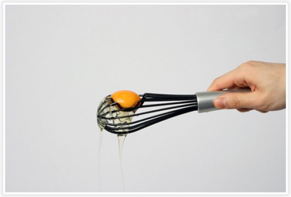 whisk egg yolk separator by ivan zhang