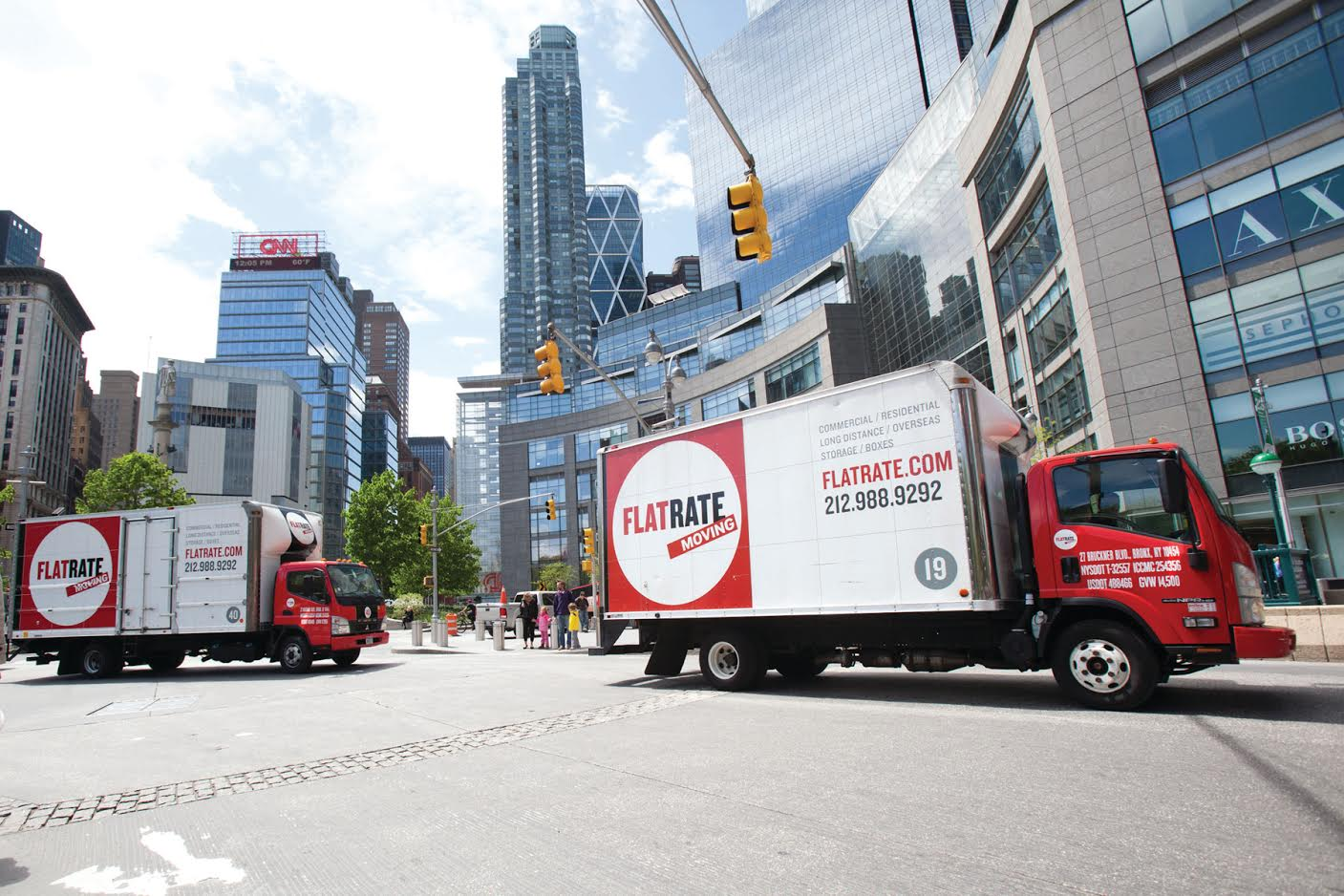 How to move from a house to a tiny NYC apartment: rent a moving truck.