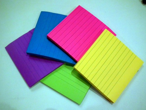 An easy packing tip is using multi color sticky notes to color code your stuff according to room.