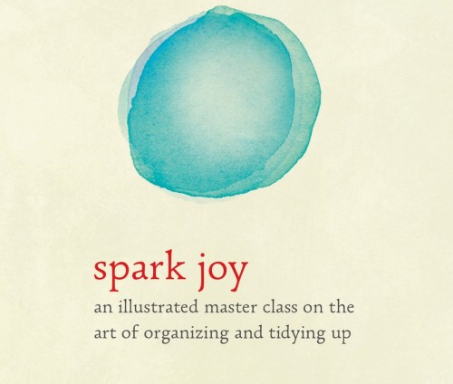 The front cover of Marie Kondo's new book 'Spark Joy' to be released on January 5, 2016.