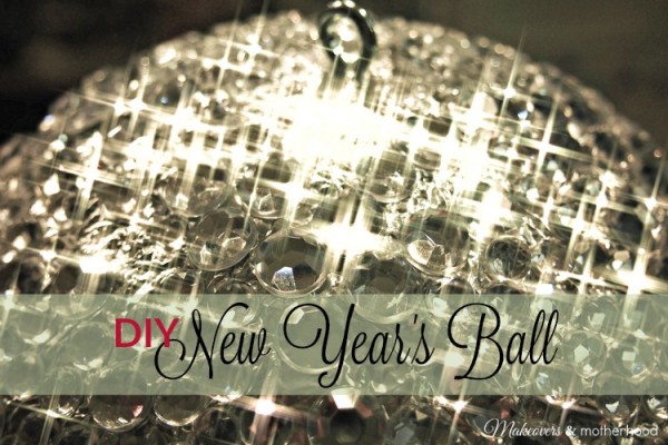 A creative DIY NYE party decoration is a homemade New Year's Eve ball drop.