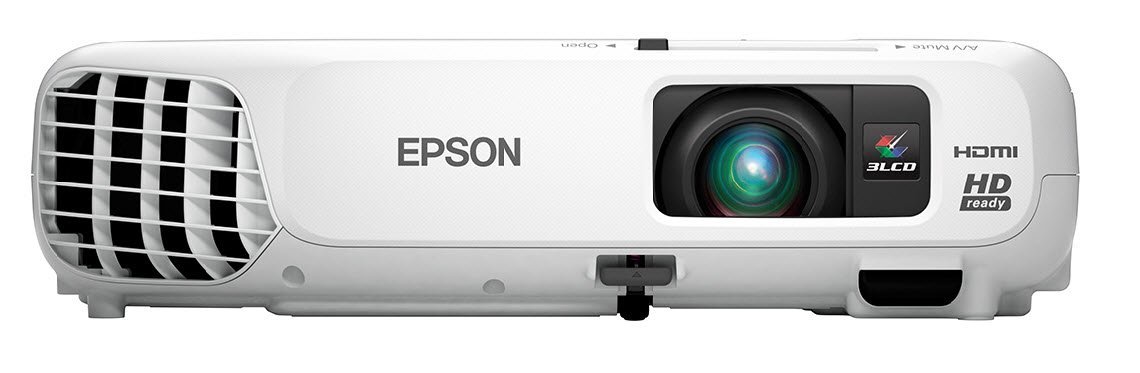 An Epson PowerLite Home Cinema 730HD