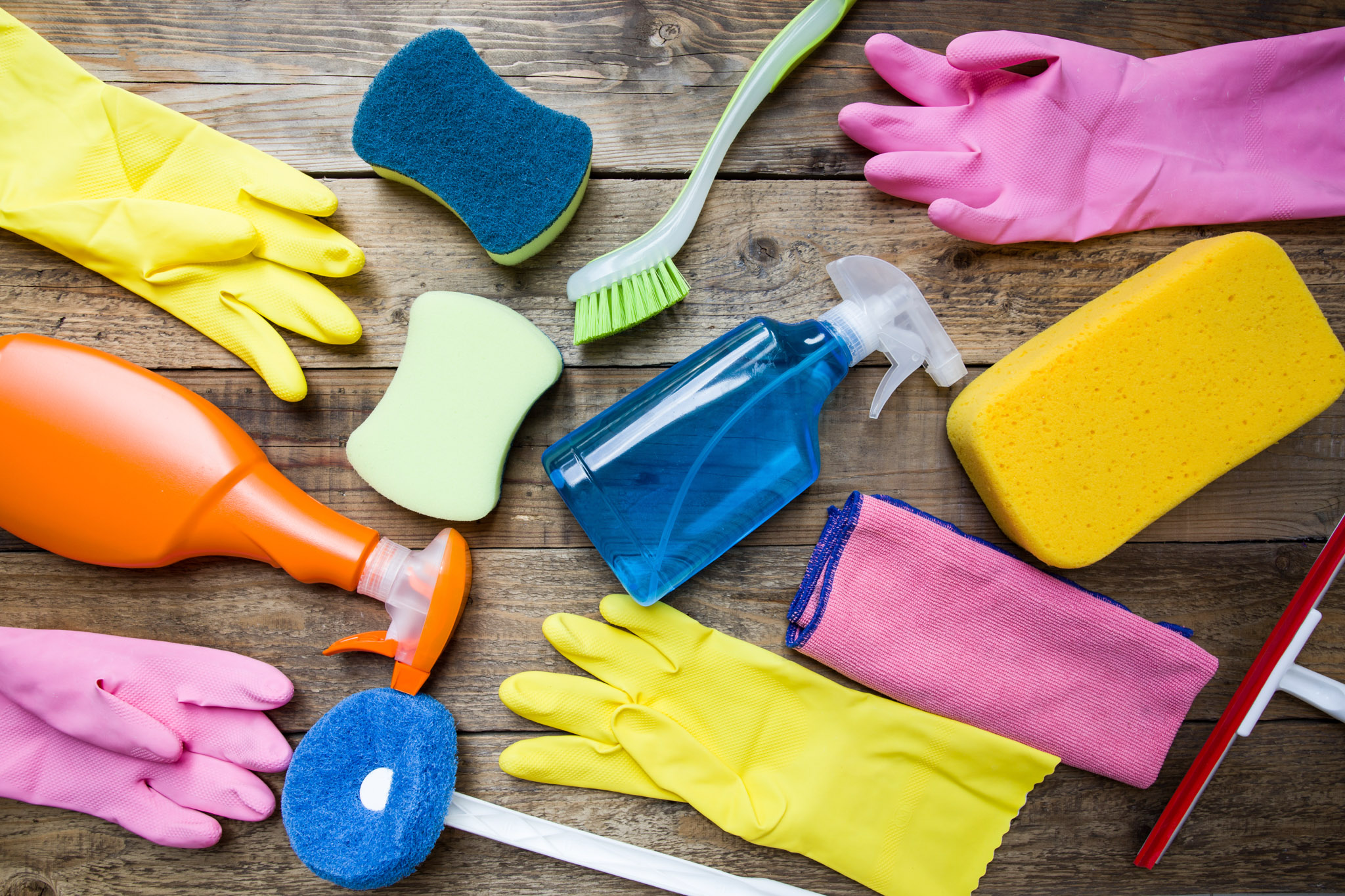 Cleaning together is an easy way to share a tiny apartment with your girlfriend, boyfriend, fiance, husband, or wife.