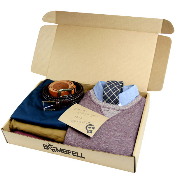 A Bombfell subscription is a cool Valentine's day gift for men.