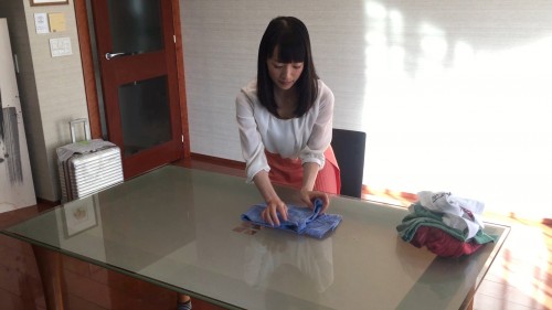 Marie Kondo shows how to fold a shirt the KonMari way.