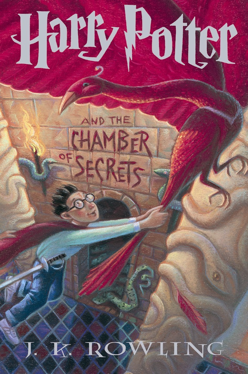 The J. K. Rowling Harry Potter And The Chamber Of Secrets book cover.