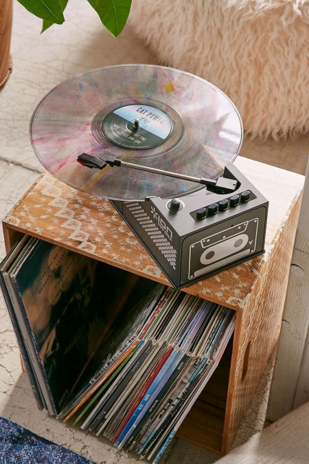 An Ion Duo Deck Digital Conversion Turntable with cassette deck is an affordable record player