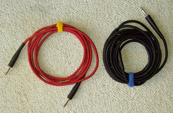 velcro ties are perfect for storing and organizing music cables