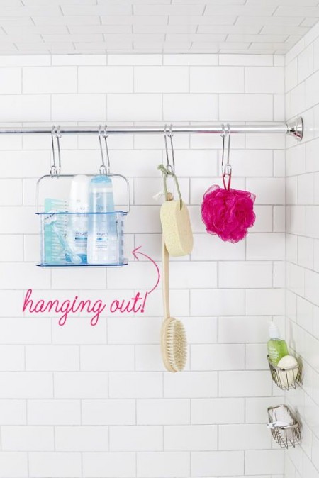 I Tried That Command Hook Shower Storage Hack