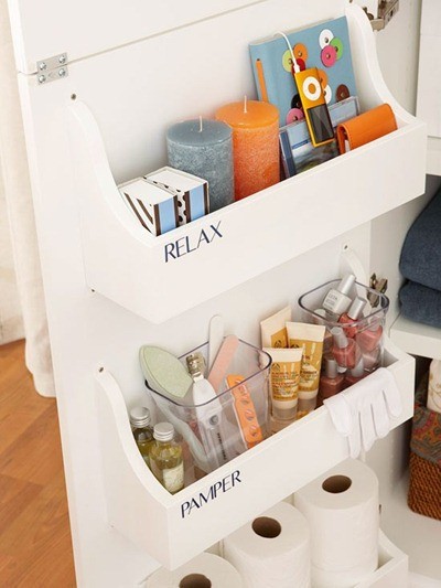 42 Bathroom Storage S That Ll Help, How To Organize Open Shelves In Bathroom Without Drilling
