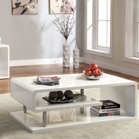 White Breean Coffee Table from Hokku Designs