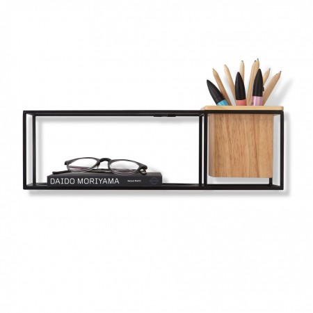 cubist wall display floating shelf by umbra