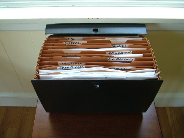 important document organizer for moving to a new home