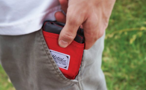 pack a minimal red matador pocket blanket so stay warm while hiking