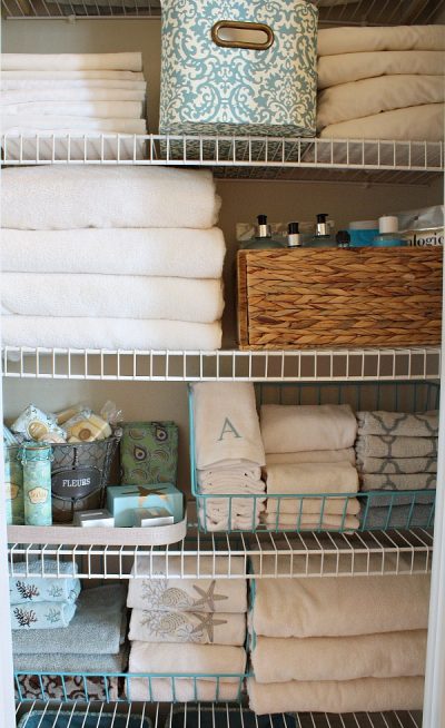 How To Organize Your Linen Closet 11 Super Simple Steps - Best Way To Organize Your Bathroom Closet