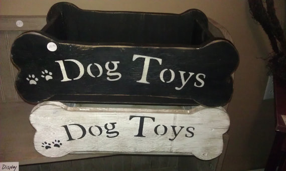 dog toy box by black squirrel primitives