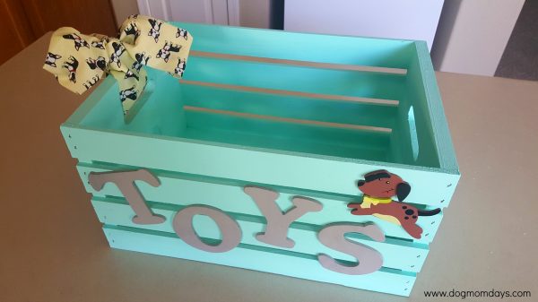 diy dog toy box by dog mom days