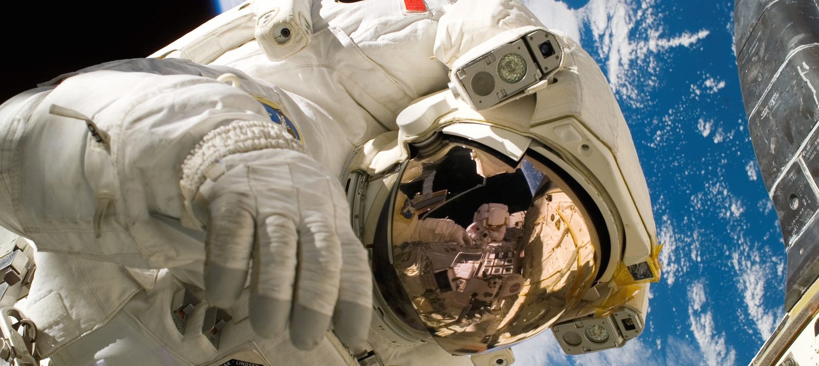 how to live in small spaces: channel your inner astronaut piers sellers spacewalk