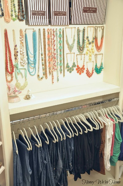 organize closet like boutique