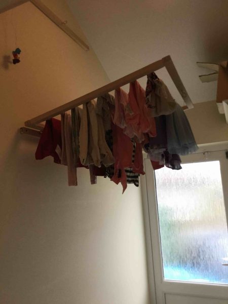ikea sniglar crib hack retractable drying rack