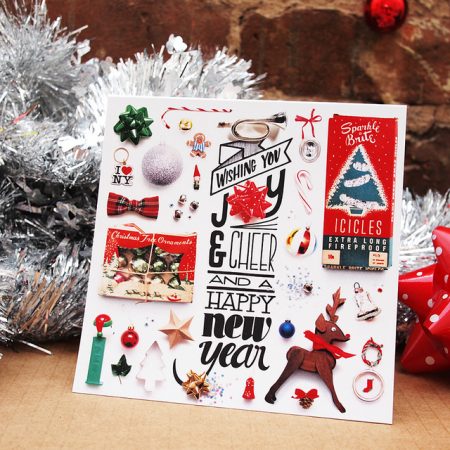 things organized neatly holiday cards