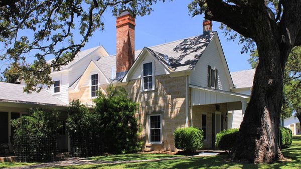 lbj ranch main house in stonewall, texas