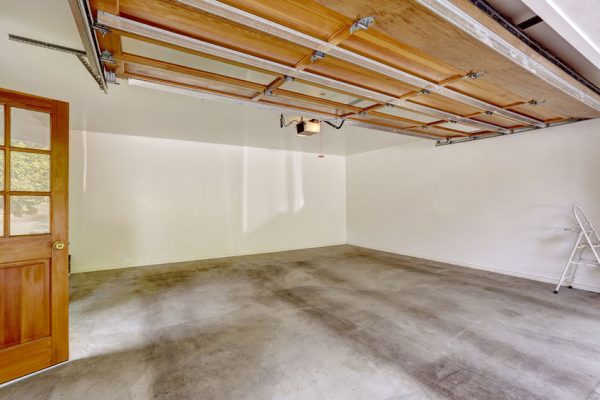 a clean and empty garage from living well spending less