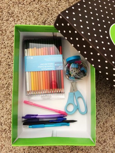 eco-friendly green shoe box storage made by paige smith