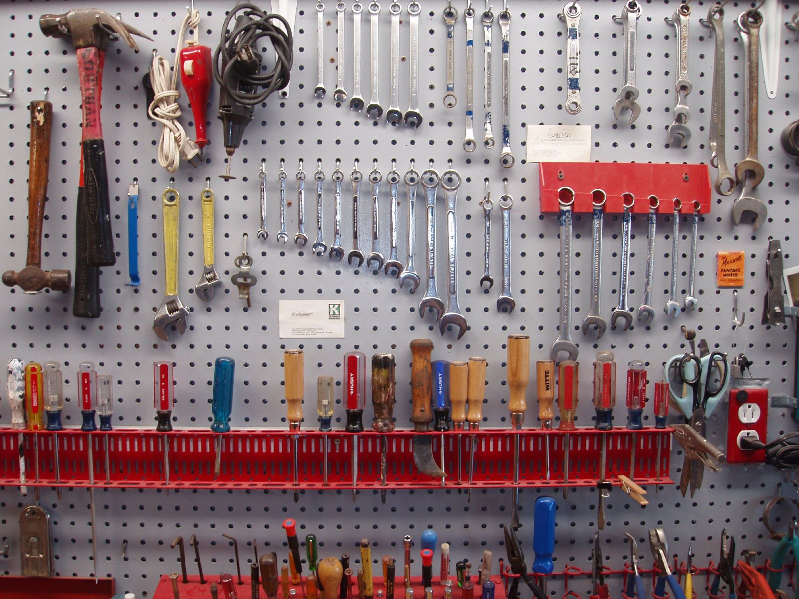 Modular Pegboard Storage