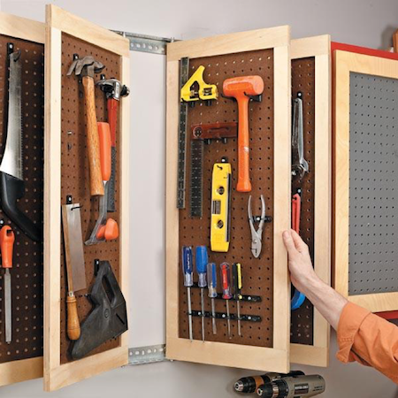 6 DIY Pegboard Ideas to Organize Your Garage
