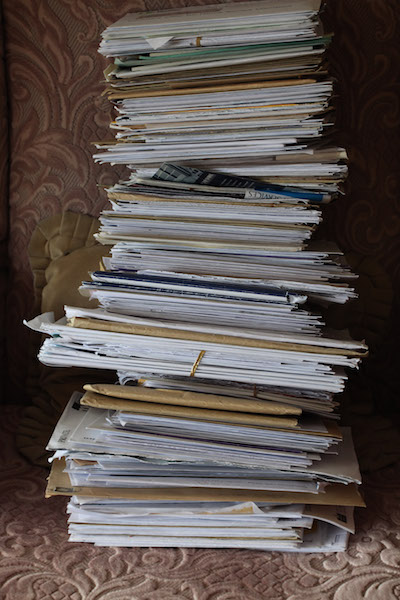 mountain of files