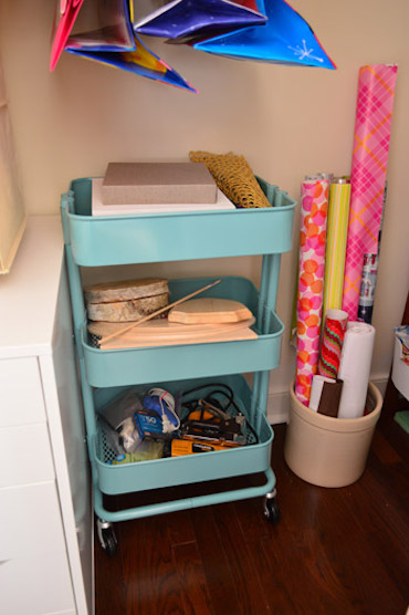 craft closet utility cart