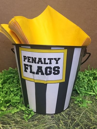 penalty flag napkins football party decorations