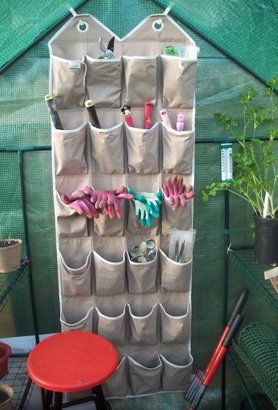 hanging shoe organizer garden equipment