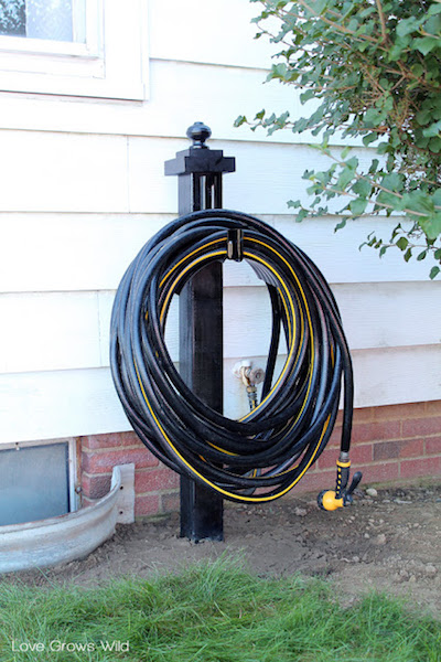 DIY Garden Hose Holder