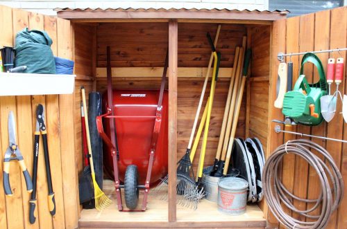backyard storage ideas, tips, hacks, and solutions