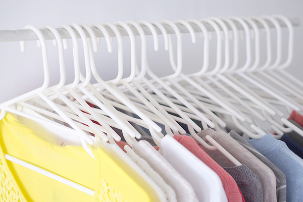 sharing closet hangers