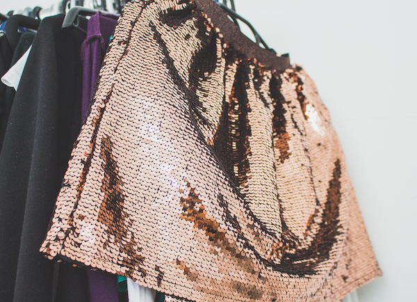 sequin skirt dry clean only
