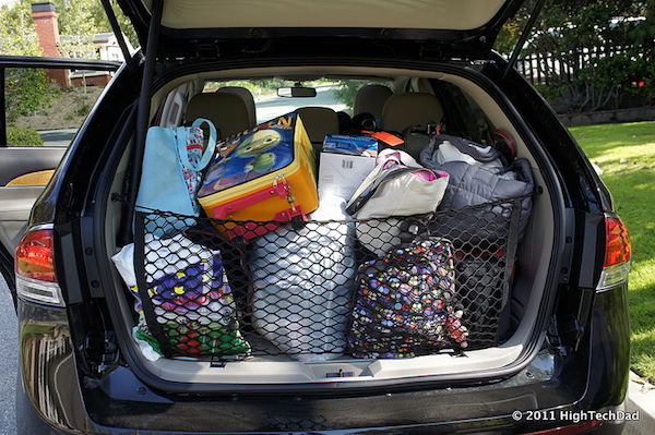 car cargo net organization