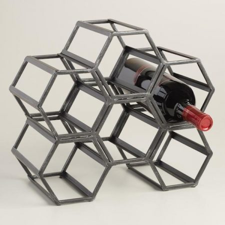 world market hexagonal wine rack