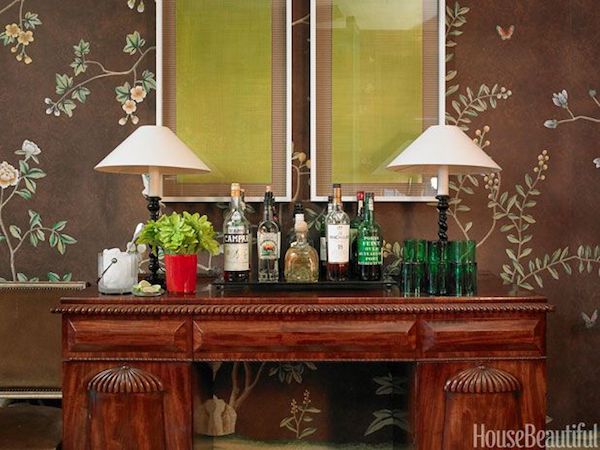 console table bar storage