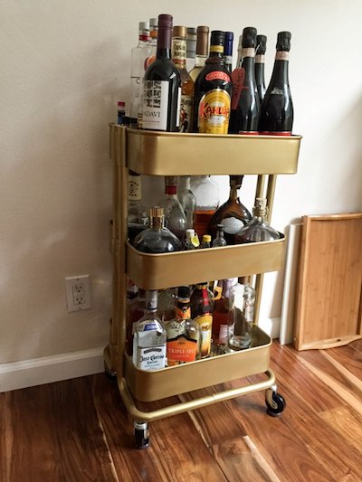 ikea raskog bar cart