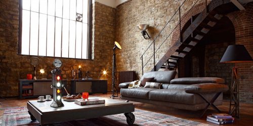 chicago loft with brick interior