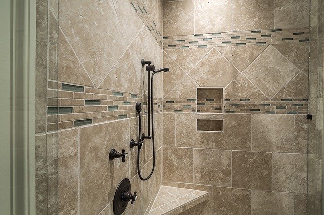 shower and wall