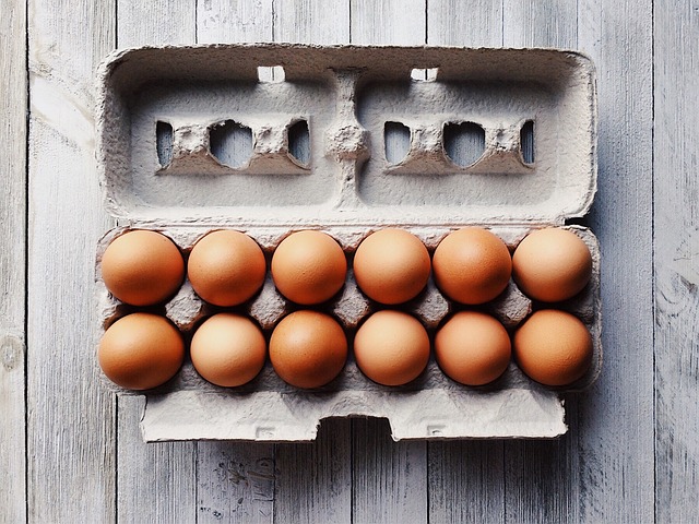 an egg carton