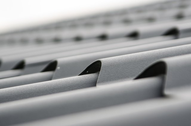 A close up of a Gray roof