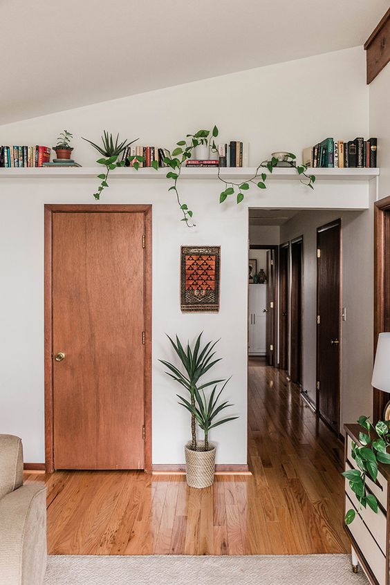 Shelves as wall decor